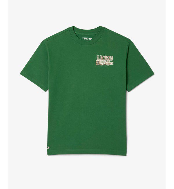 LACOSTE「ウルトラドライ ラコステゴルフ グラフィック バックプリントTシャツ」|Tシャツ・カットソー|