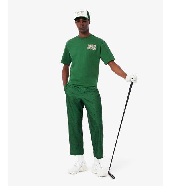 LACOSTE「ウルトラドライ ラコステゴルフ グラフィック バックプリントTシャツ」|Tシャツ・カットソー|