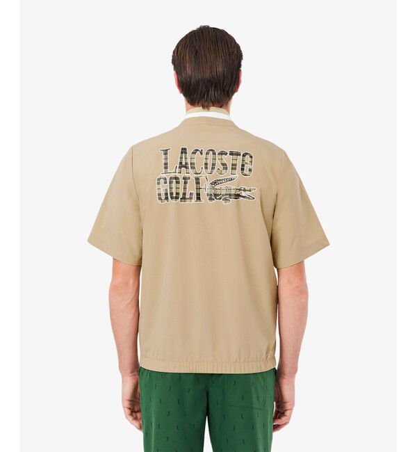 LACOSTE「半袖ゴルフウィンドブレイカー」|ブルゾン・スタジャン|