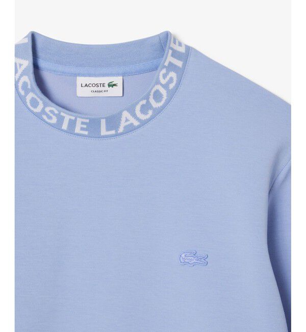 LACOSTE「ジャカードネッククルーネックスウェット」|スウェット・ジャージ|