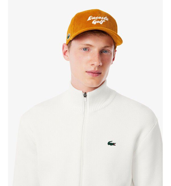 LACOSTE「コットンブレンドジップアップセーター」|ニット・セーター|