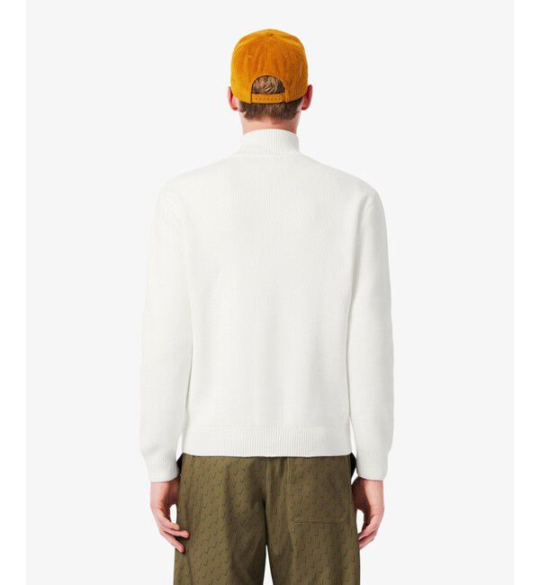LACOSTE「コットンブレンドジップアップセーター」|ニット・セーター|