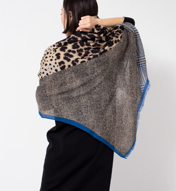 NOLLEY'S「【manipuri/ マニプリ】ウールマテリアルイメージストール」|ストール|