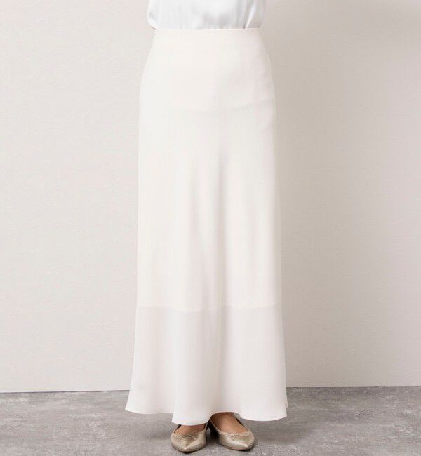 NOLLEY'S sophi「【追加】《オールシーズン対応》ウォッシャブルマットサテンナロースカート」|スカート|