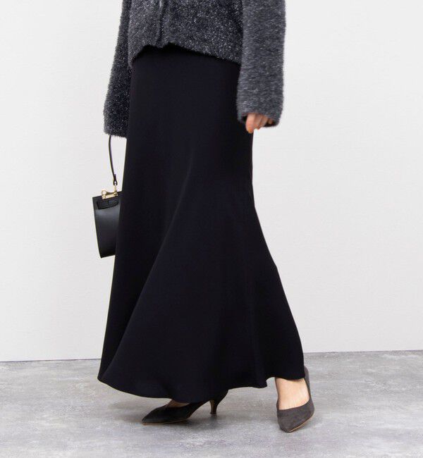 NOLLEY'S sophi「【追加】《オールシーズン対応》ウォッシャブルマットサテンナロースカート」|スカート|