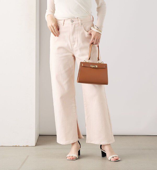 Rie Miller「【RM denim】スリットフレアハイウエストデニム」|デニム|