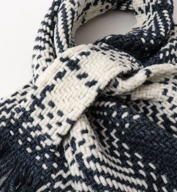 NOLLEY'S goodman「【John Branigan/ジョン・ブラニガン】別注ニットクロスマフラー24」|マフラー|