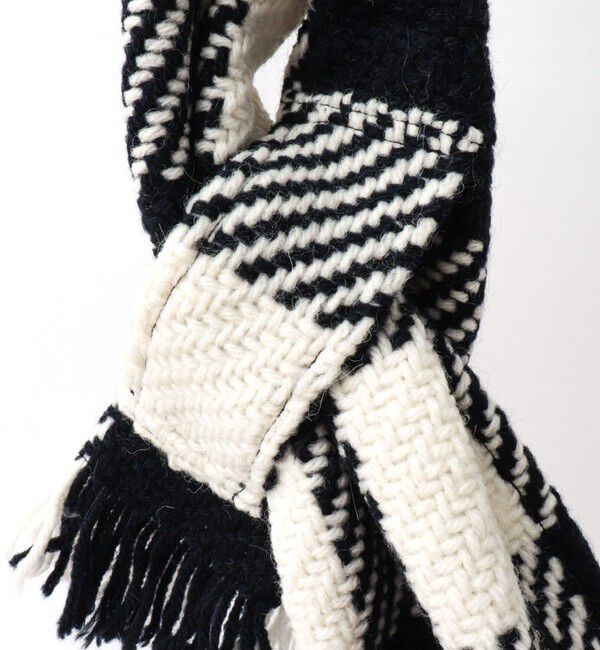 NOLLEY'S goodman「【John Branigan/ジョン・ブラニガン】別注ニットクロスマフラー24」|マフラー|