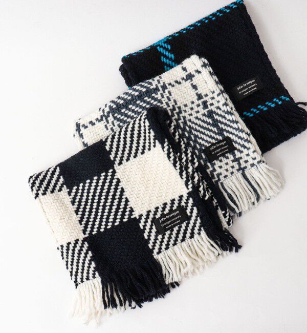 NOLLEY'S goodman「【John Branigan/ジョン・ブラニガン】別注ニットクロスマフラー24」|マフラー|