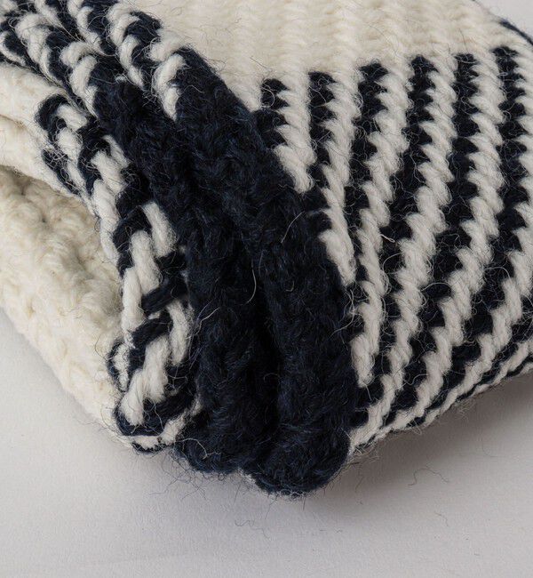 NOLLEY'S goodman「【John Branigan/ジョン・ブラニガン】別注ニットクロスマフラー24」|マフラー|