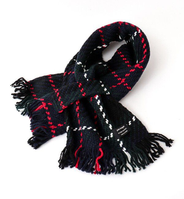 NOLLEY'S goodman「【John Branigan/ジョン・ブラニガン】別注ニットクロスマフラー24」|マフラー|