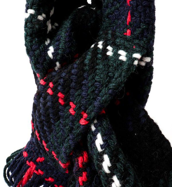 NOLLEY'S goodman「【John Branigan/ジョン・ブラニガン】別注ニットクロスマフラー24」|マフラー|