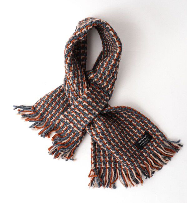 NOLLEY'S goodman「【John Branigan/ジョン・ブラニガン】別注ニットクロスマフラー24」|マフラー|ブラウンベージュ系1