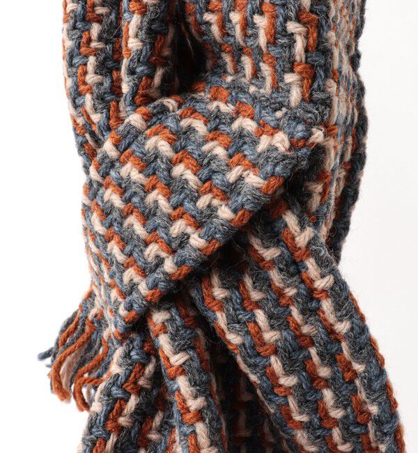 NOLLEY'S goodman「【John Branigan/ジョン・ブラニガン】別注ニットクロスマフラー24」|マフラー|