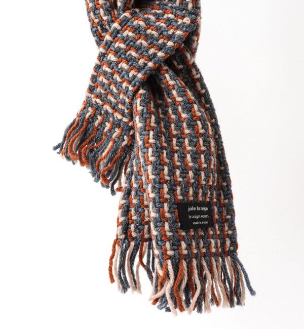 NOLLEY'S goodman「【John Branigan/ジョン・ブラニガン】別注ニットクロスマフラー24」|マフラー|