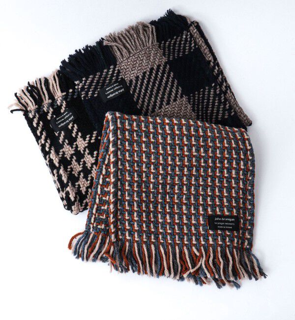 NOLLEY'S goodman「【John Branigan/ジョン・ブラニガン】別注ニットクロスマフラー24」|マフラー|