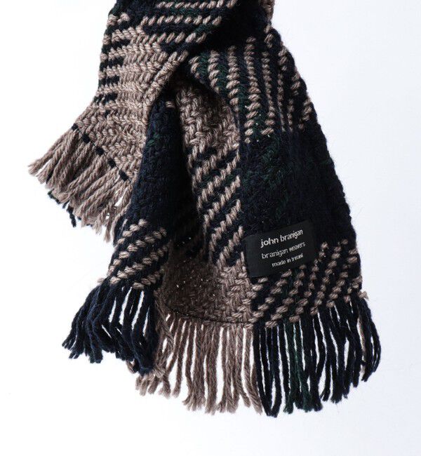 NOLLEY'S goodman「【John Branigan/ジョン・ブラニガン】別注ニットクロスマフラー24」|マフラー|