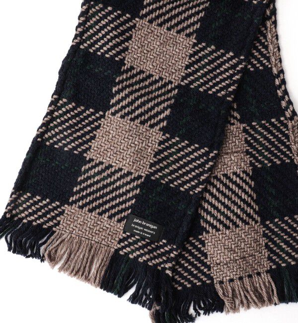 NOLLEY'S goodman「【John Branigan/ジョン・ブラニガン】別注ニットクロスマフラー24」|マフラー|