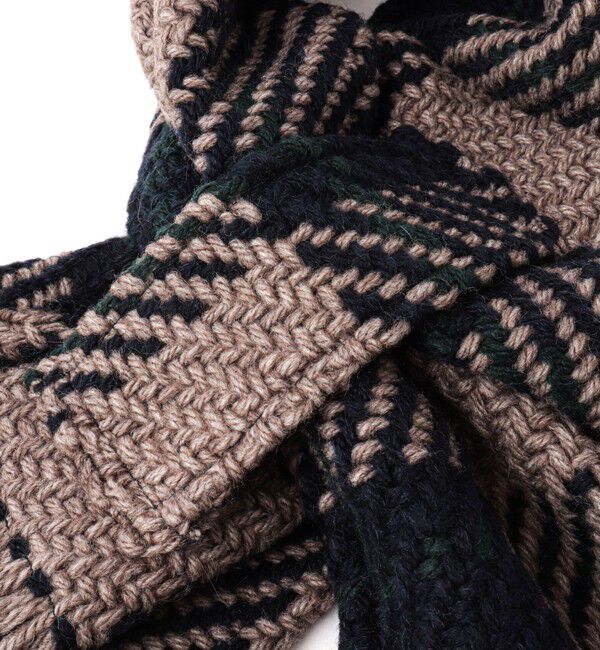 NOLLEY'S goodman「【John Branigan/ジョン・ブラニガン】別注ニットクロスマフラー24」|マフラー|