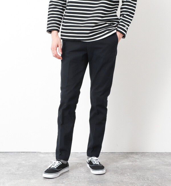 NOLLEY'S goodman「コットンカルゼ裏微起毛ストレッチスリムフィット 25AW」|チノ|