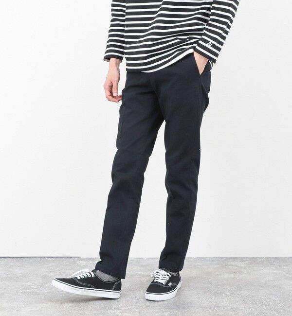 NOLLEY'S goodman「コットンカルゼ裏微起毛ストレッチスリムフィット 25AW」|チノ|