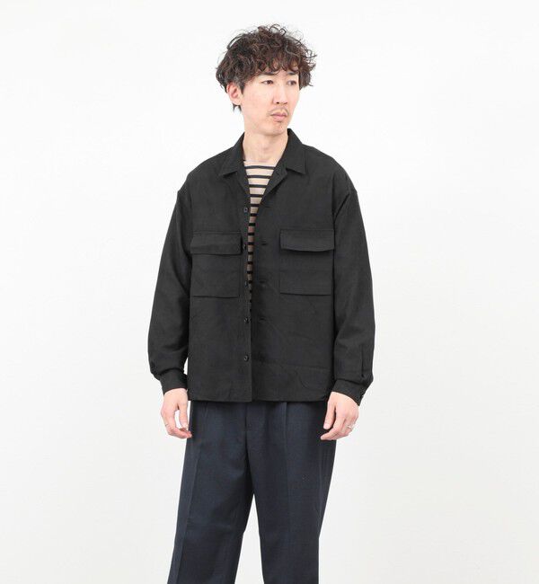 NOLLEY'S goodman「ポリスエード シャツブルゾン 25AW」|ブルゾン・スタジャン|