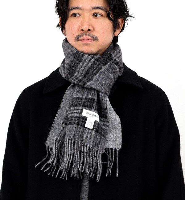 NOLLEY'S goodman「R/Sウールカシミヤマフラー30」|マフラー|グレー系1