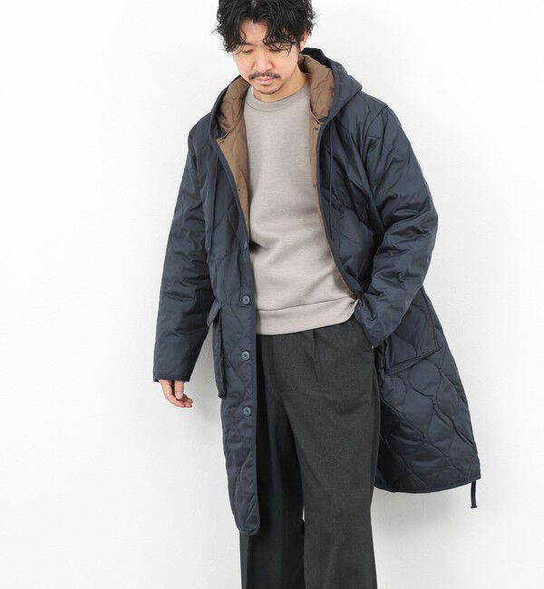 NOLLEY'S goodman「【TAION/タイオン】MILITALY HOOD LONG DOWN JKT 25AW」|ダウン|