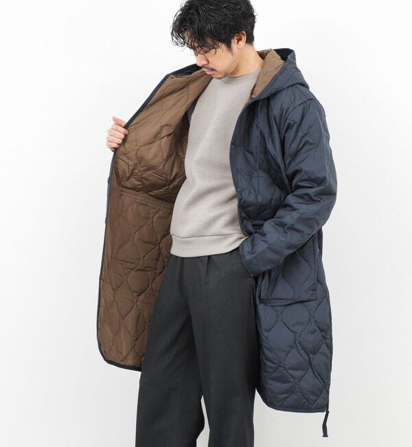 NOLLEY'S goodman「【TAION/タイオン】MILITALY HOOD LONG DOWN JKT 25AW」|ダウン|