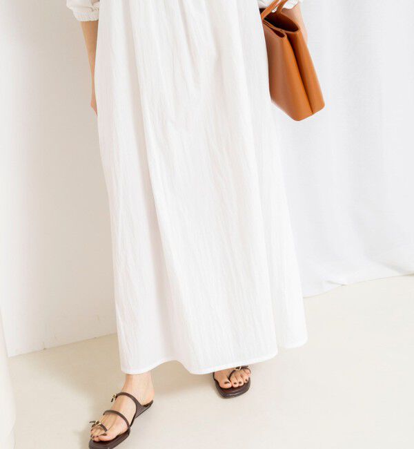 NOLLEY'S「【WEB限定】ウォッシャブルボリュームスリーブワンピース」|ワンピース|