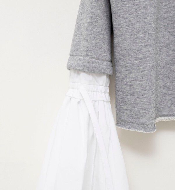 NOLLEY'S「【WEB限定】ウォッシャブルシャツスリーブスウェットプルオーバー」|Tシャツ・カットソー|