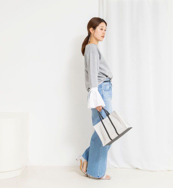 NOLLEY'S「【WEB限定】ウォッシャブルシャツスリーブスウェットプルオーバー」|Tシャツ・カットソー|