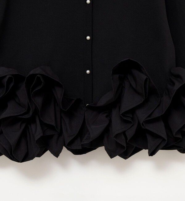 NOLLEY'S「【WEB限定】ウォッシャブルフラワーモチーフカーディガン」|カーディガン|