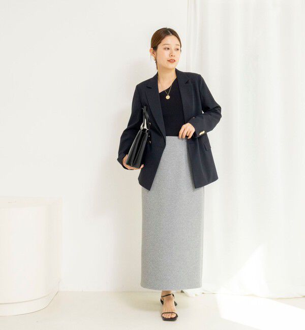 NOLLEY'S「【WEB限定】ウォッシャブルダンボールタイトスカート」|タイト|