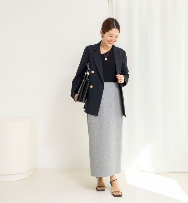 NOLLEY'S「【WEB限定】ウォッシャブルダンボールタイトスカート」|タイト|