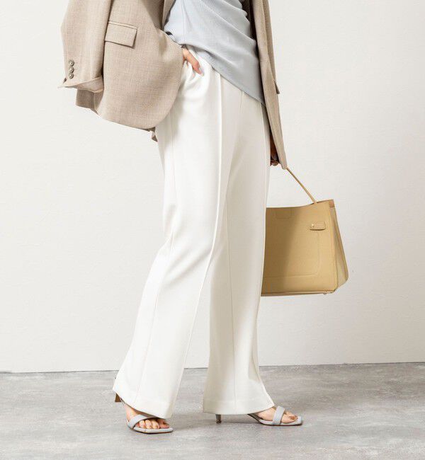 NOLLEY'S sophi「ウォッシャブルカットジョーゼットスリットパンツ」|その他|