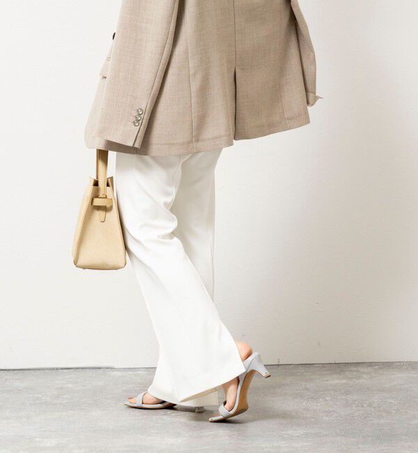 NOLLEY'S sophi「ウォッシャブルカットジョーゼットスリットパンツ」|その他|