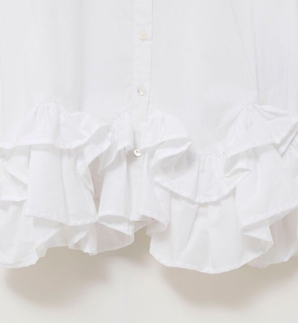 NOLLEY'S「【WEB限定】ウォッシャブルペプラムフリル2WAYブラウス」|シャツ・ブラウス|