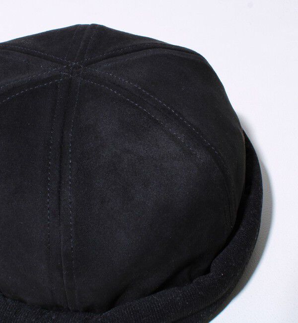 GLOSTER「【GLOSTER/グロスター】コンビネーションロールキャップ 異素材ミックス スエード&times;コーデュロイ」|キャップ・キャスケット|