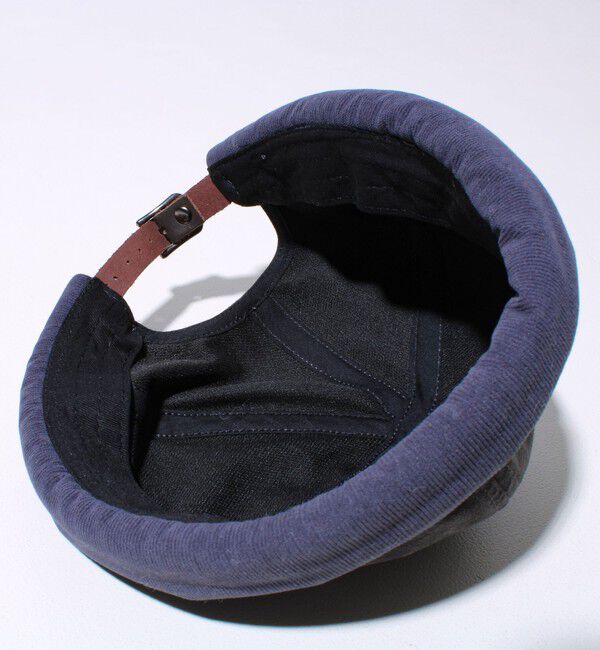 GLOSTER「【GLOSTER/グロスター】コンビネーションロールキャップ 異素材ミックス スエード&times;コーデュロイ」|キャップ・キャスケット|