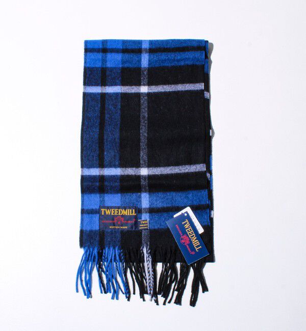 GLOSTER「【TWEED MILL/ツイードミル】ウールチェックストール25」|マフラー|