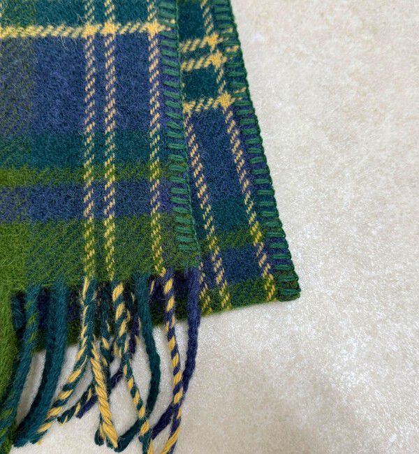 fredy emue「【TWEED MILL/ツイードミル】サイドステッチウールチェックマフラー」|マフラー|