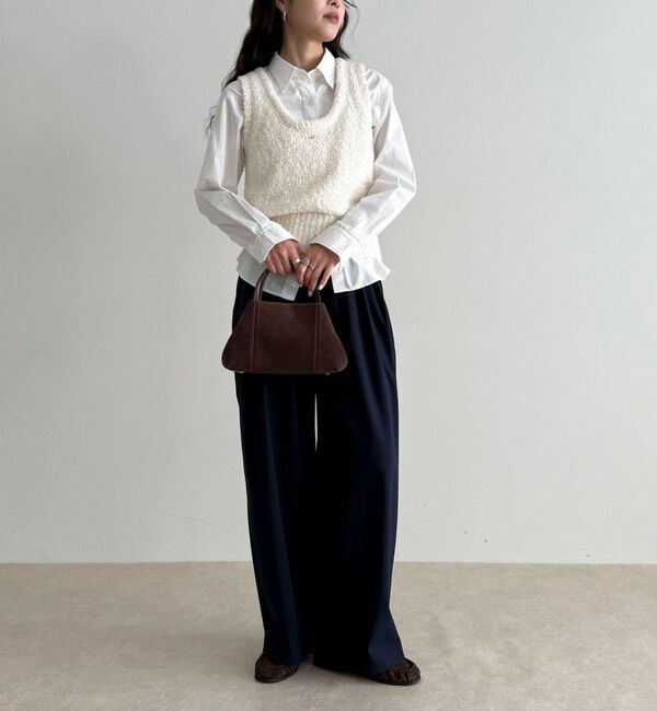 fredy emue「テープMIXニットベスト」|ベスト・ジレ|