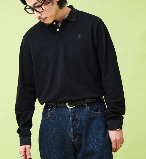 GLOSTER「【GEVACO/ゲバコ】ロングスリーブ ポロシャツ」|ポロシャツ|