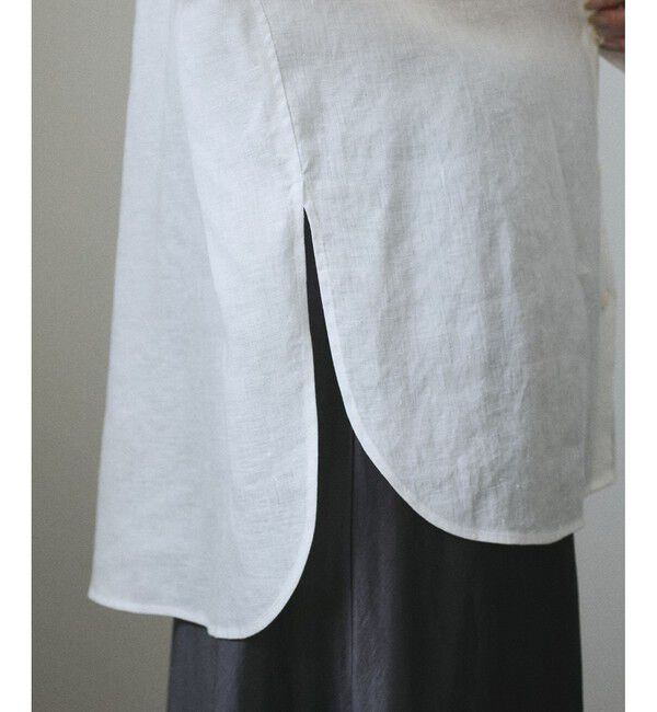 SALON adam et rope'「リネンオーバーシャツ［GENTLE LINEN］」|シャツ・ブラウス|