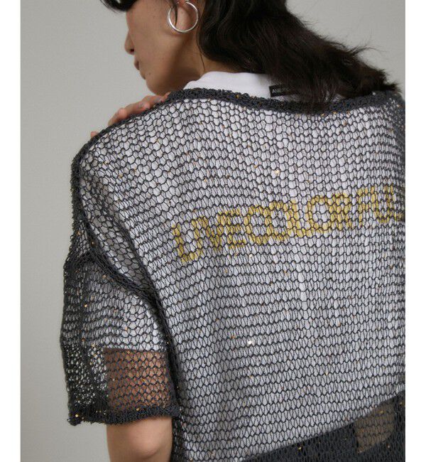 SALON adam et rope'「ギマコットンスパンコールプルオーバー」|ニット・セーター|