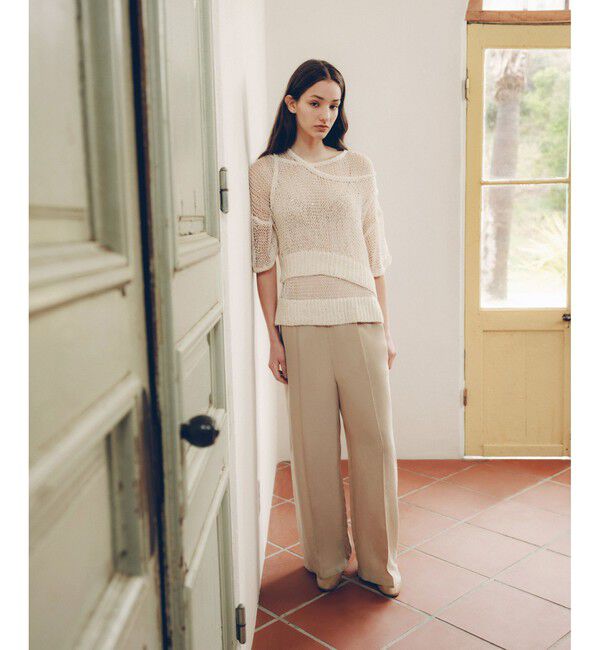 SALON adam et rope'「ギマコットンスパンコールベスト/タンク」|ベスト・ジレ|