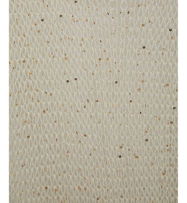 SALON adam et rope'「ギマコットンスパンコールベスト/タンク」|ベスト・ジレ|