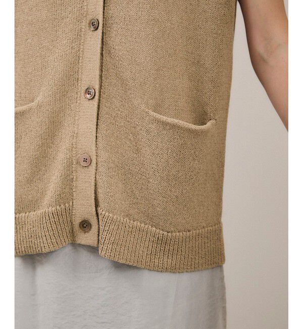 SALON adam et rope'「ペーパーヤーンジレ［手洗い可/和紙素材］」|ベスト・ジレ|