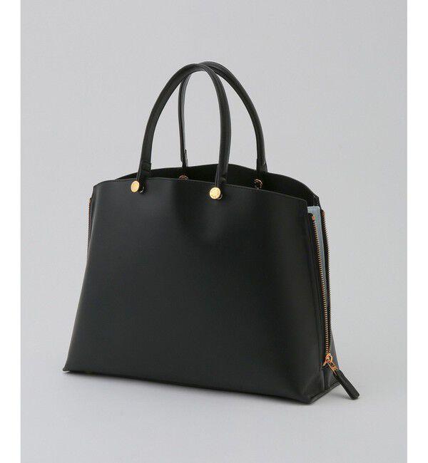 ROPE「【E'POR】Y BAG Medium【軽量】【メディア掲載】」|ハンドバッグ|ブラック(01)